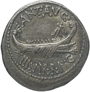 Denarius - Mark Antony LEG VII obverse image