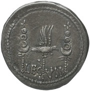 Denarius - Mark Antony LEG VII, Rome, 32 BC - 31 BC reverse image