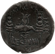 Denarius - Mark Antony M•ANTO•COS•III•IMP•IIII / SCARPVS IMP LEG VIII, Rome, 31 BC reverse image