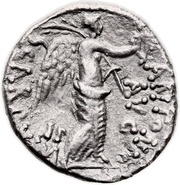 Denarius - Mark Antony M•ANTO•COS•III•IMP•IIII / ANTONIO AVG SCARPVS•IMP, Rome, 31 BC reverse image