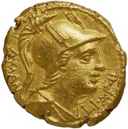 Aureus Manlia: Aulus Manlius; A·MAN LI·A·F·Q / L·SVLLA·FELIX·DIC obverse image