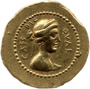 Aureus - Julius Caesar CAES·DIC QVAR / COS·QVINC obverse image
