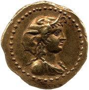 Aureus Norbana: Gaius Norbanus Flaccus; Lucius Cestius; L·CESTIVS C·NORBA PR EX·S·C obverse image