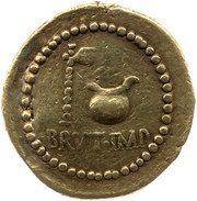 Aureus - Brutus L·PLAET·CEST / BRVT·IMP reverse image