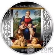 500 Francs Madonna of the Goldfinch, Cameroon, 2020 reverse image