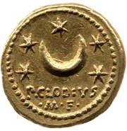 Aureus Clodia: Publius Clodius; P·CLODIVS M·F reverse image