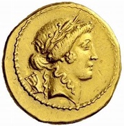 Aureus Clodia: Publius Clodius; P·CLODIVS M·F obverse image