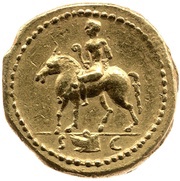 Aureus - Octavian CAESAR·III·VIR·R·P·C / S C, Rome, 42 BC reverse image