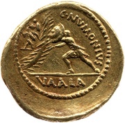 Aureus - Fulvia C·NVMONIVS VAALA, Rome, 41 BC reverse image