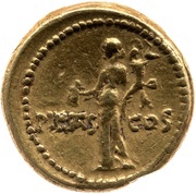 Aureus - Mark Antony M•ANTONIVS•IMP•III•VIR•R•P•C / PIETAS COS, Rome, 41 BC reverse image