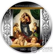 500 Francs Sistine Madonna, Cameroon, 2020 reverse image