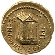 Aureus - Ahenobarbus AHENOBAR / NEPT CN·DOMITIVS·L·F·IMP, Rome, 41 BC reverse image