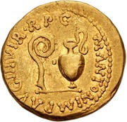 Aureus - Marcus Antonius M·ANTON·IMP·AVG·III·VIR·R·P·C / L·PLANCVS·PRO·COS obverse image