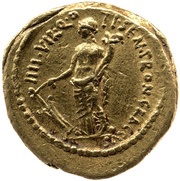 Aureus - Octavian DIVI IVLI·F / TI·SEMPRON·GRACCVS IIII·VIR·Q·D, Rome, 40 BC reverse image