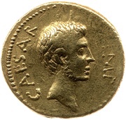 Aureus - Octavian and Marcus Antonius CAESAR IMP / ANTONIVS IMP obverse image
