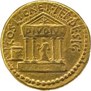 Aureus - Octavian IMP·CAESAR·DIVI·F·III·VIR·ITER·R·P·C / COS·ITER·ET·TER·DESIG DIVO·IVL, Rome, 36 BC reverse image