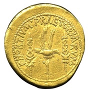 Aureus - Mark Antony CHORTIVM · PRAETORIARVM reverse image