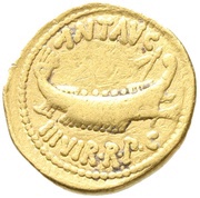 Aureus - Mark Antony ANT·AVG III·VIR·R·P·C / LEG XII obverse image