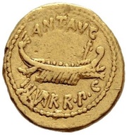 Aureus - Mark Antony ANT·AVG III·VIR·R·P·C / LEG XIII obverse image