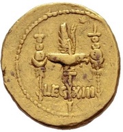 Aureus - Mark Antony ANT·AVG III·VIR·R·P·C / LEG XIII reverse image