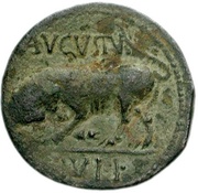 Quadrans - Augustus AVGVSTVS DIVI F, Rome, 15 BC - 10 BC reverse image