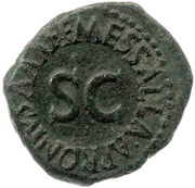 Quadrans MESSALLA APRONIVS A A A F F S C, Rome, 5 BC reverse image