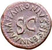 Quadrans APRONIVS SISENNA A A A F FS C, Rome, 5 BC reverse image