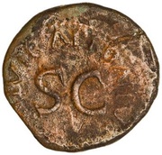 Quadrans APRONIVS GALVS A A A F F S C, Rome, 5 BC reverse image