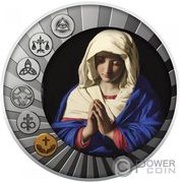 500 Francs Madonna in Prayer, Cameroon, 2020 reverse image