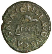 Quadrans - Claudius PON M TR P IMP COS DES IT obverse image