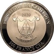 500 Francs Mandrill obverse image