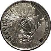 500 Francs Mandrill, Cameroon, 2020 reverse image