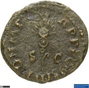 Quadrans PON M TR P P P COS III S C, Rome, 71 reverse image