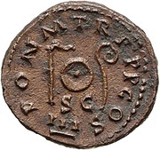 Quadrans PON M TR P P P COS III S C, Rome, 71 reverse image