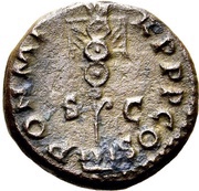 Quadrans PON M TR P P P COS III S C, Rome, 71 reverse image