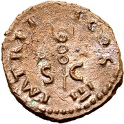 Quadrans P M TR P P P COS III S C, Rome, 71 reverse image