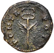 Quadrans - Vespasian PON TR POT, Rome, 74 reverse image