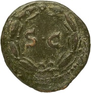 Quadrans - Vespasian S C, Rome, 77-78 reverse image
