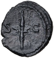 Quadrans - Anonymous S C; Jupiter, Rome, 81-161 reverse image