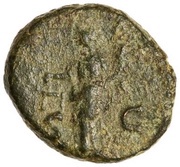Quadrans - Anonymous S C; Roma and Aequitas, Rome, 81-161 reverse image