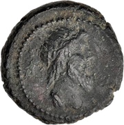 Quadrans - Anonymous S C; Tiber, Romulus, and Remus obverse image