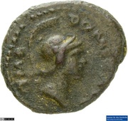 Quadrans - Domitian S C; Minerva obverse image