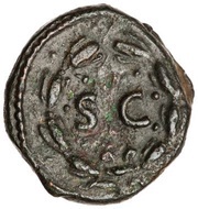 Quadrans S C; Minerva, Rome, 84-85 reverse image