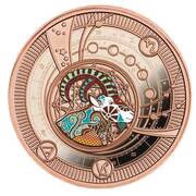 500 Francs Capricorn; rose gold, Cameroon, 2021 reverse image