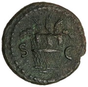 Quadrans S C; Ceres, Rome, 85 reverse image