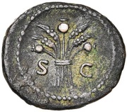Quadrans S C; Ceres, Rome, 86 reverse image