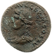 Quadrans S C; Apollo obverse image