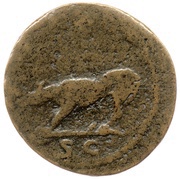 Quadrans - Trajan S C, Rome, 114-117 reverse image