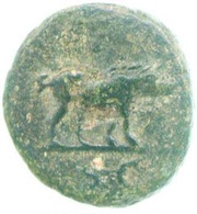 Quadrans S C; Hercules, Rome, 114-117 reverse image