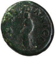 Quadrans - Trajan DARDANICI; Pax, Rome, 114-117 reverse image